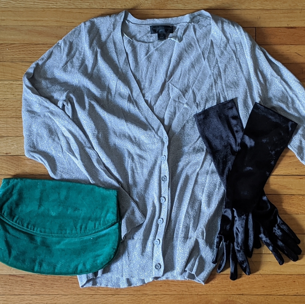 Silver Worthington Cardigan